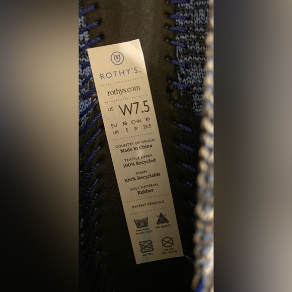 Rothy’s. Maritime Heather Flats. Size: 7.5. - Picture 8 of 10